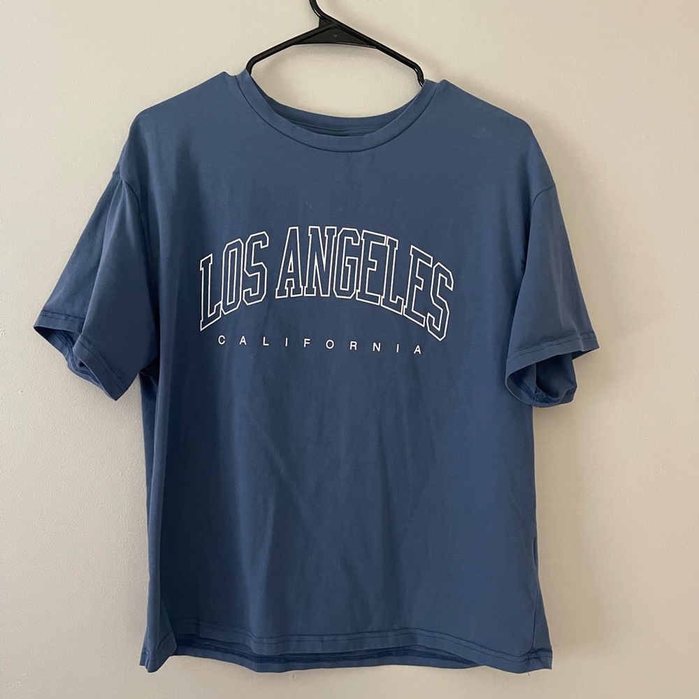 Letter Graphic Drop Shoulder Tee